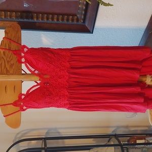 Lace baby doll top